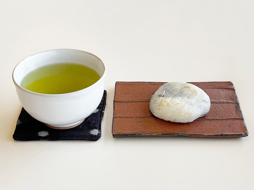 梅ヶ枝餅セット（ 八女茶）