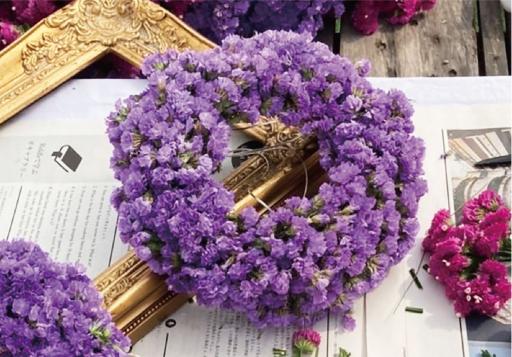 「福岡県産スターチスのリースづくり」の紹介画像